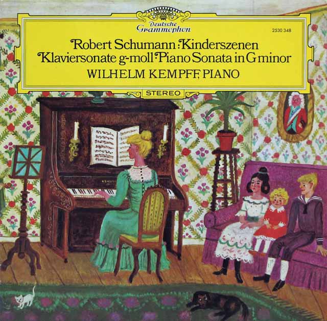 ケンプのシューマン/「子供の情景」ほか　独DGG　3709　LP レコード