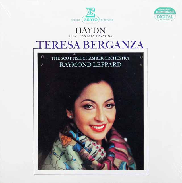 【未開封】ベルガンサのハイドン/「アリアとカヴァティーナ集」　仏ERATO　3143　LP レコード