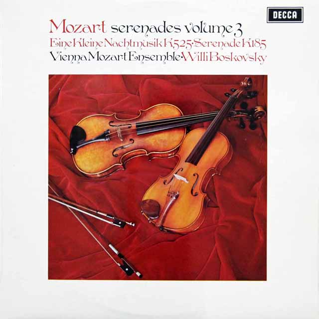 【オリジナル盤】ボスコフスキーのモーツァルト/「アイネ・クライネ・ナハト・ムジーク」ほか　英DECCA　3143　LP レコード