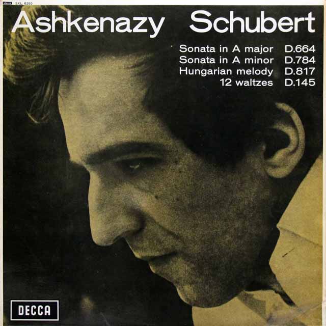 【オリジナル盤】アシュケナージのシューベルト/ピアノソナタ第13番ほか　英DECCA　3143　LP レコード