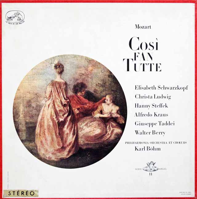 ベームのモーツァルト/「コジ・ファン・トゥッテ」全曲　仏EMI（VSM）　3144　LP レコード
