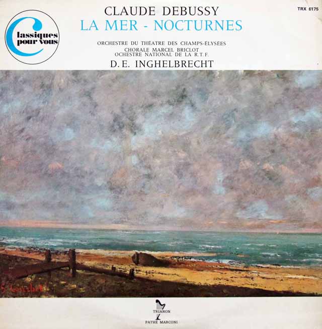 アンゲルブレシュトのドビュッシー/「海」&3つの夜想曲　仏TRIANON　3144　LP レコード