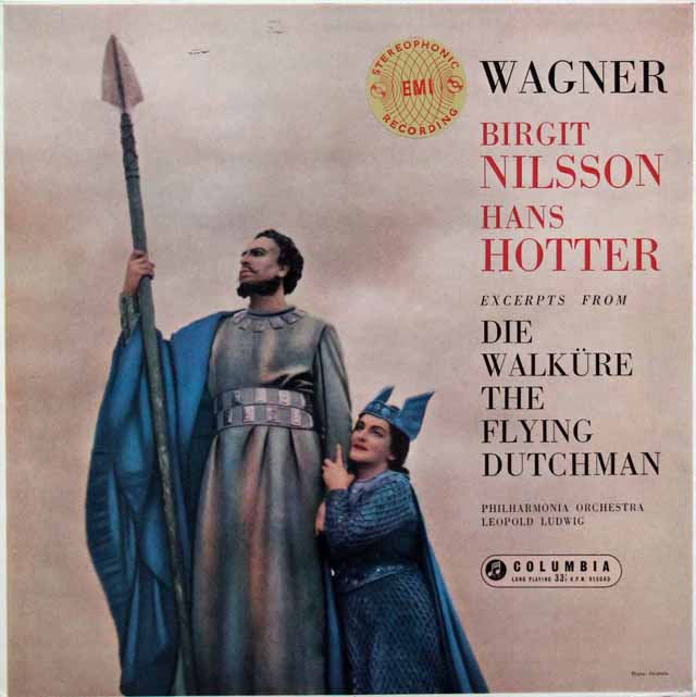 【オリジナル盤】　ニルソン&ホッターのワーグナー/「ワルキューレ」&「さまよえるオランダ人」からの二重唱集　英Columbia　3144　LP レコード