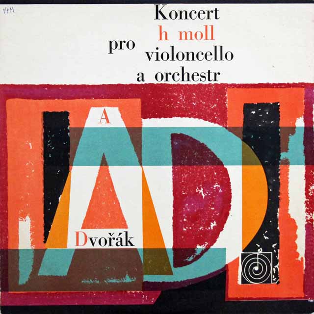 フッフロ、ヴァルトハンスのドヴォルザーク/チェロ協奏曲　チェコスロヴァキアSUPRAPHON　3710　LP レコード