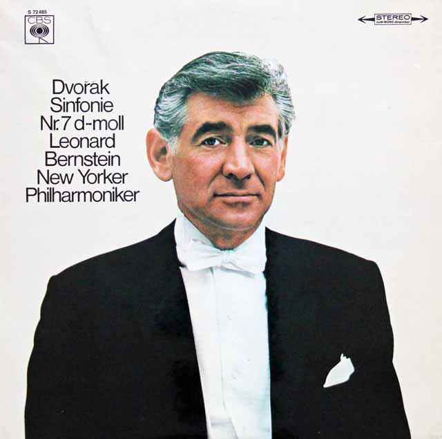 バーンスタインのドヴォルザーク/交響曲第7番　独CBS　3710　LP レコード