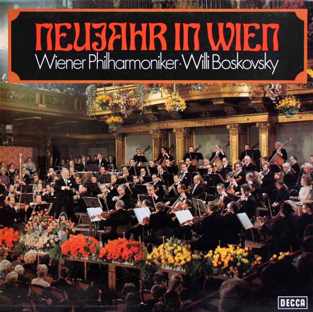 ボスコフスキー&ウィーン・フィルの「ウィーンのニュー・イヤー」　 独DECCA　3145　LP レコード