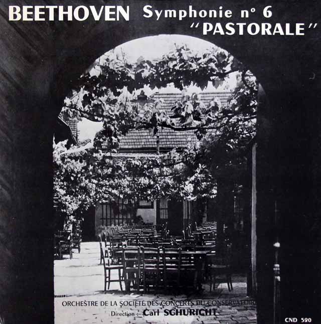 シューリヒトのベートーヴェン/交響曲第6番「田園」　仏Club National du Disque　3145　LP レコード