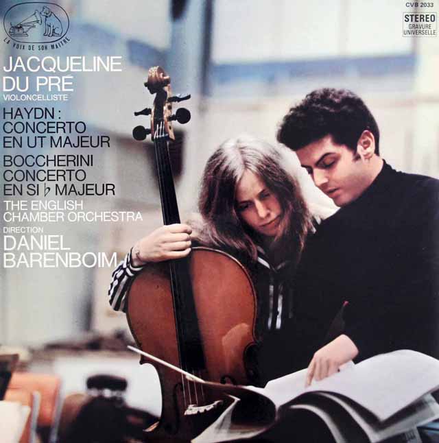 デュ・プレのハイドン、ボッケリーニ/チェロ協奏曲　仏EMI(VSM)　3145　LP レコード