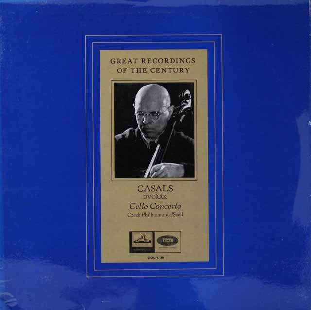 カザルス、セルのドヴォルザーク/チェロ協奏曲　英EMI　3711　LP レコード