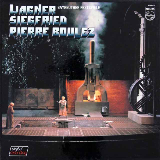 ブーレーズのワーグナー/「ジークフリート」全曲　蘭PHILIPS　3504　LP レコード