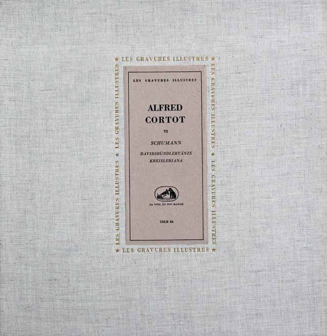 コルトーのシューマン/ダヴィッド同盟舞曲集、クライスレリアーナ　仏EMI（VSM）　3504　LP レコード