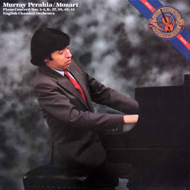 ペライアのモーツァルト/ピアノ協奏曲第1～4番　蘭CBS　3146　LP レコード