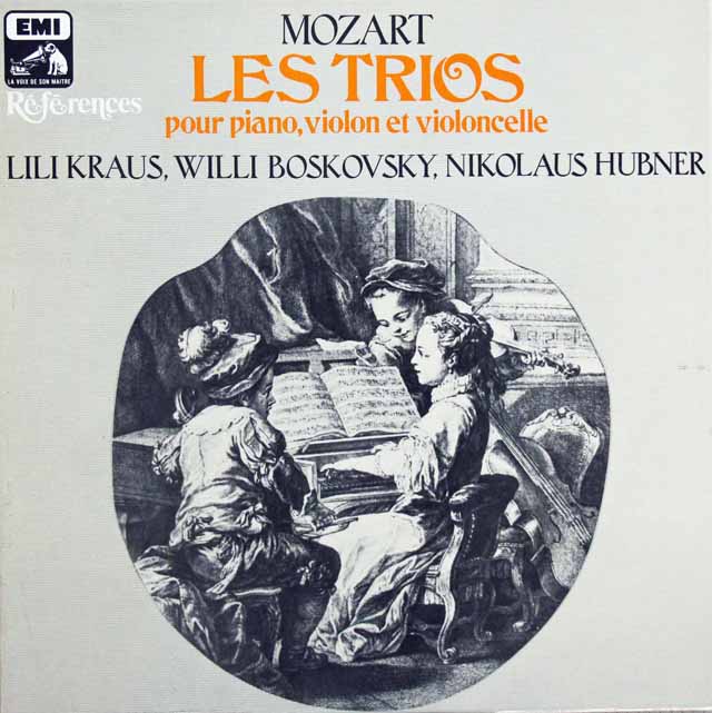 ボスコフスキー、クラウスらのモーツァルト/ピアノ三重奏曲集　仏EMI（VSM）　3505　LP レコード