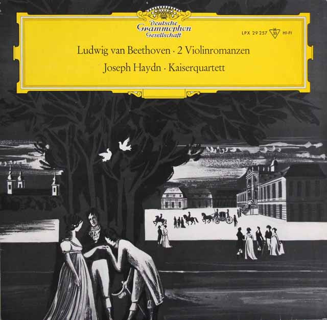 ケッケルト、ライトナーのベートーヴェン/「ロマンス」ほか　独DGG　3711　LP レコード