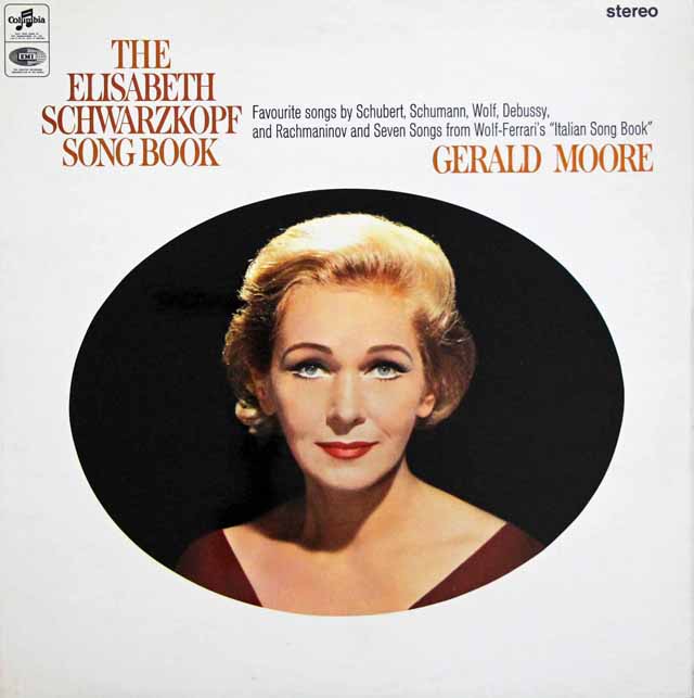 【オリジナル盤】シュヴァルツコップのシューベルト、シューマンほか/歌曲集　英Columbia　3147　LP レコード