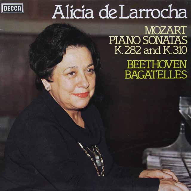 ラローチャのモーツァルト/ピアノソナタ第4、8番ほか　蘭DECCA　3711　LP レコード