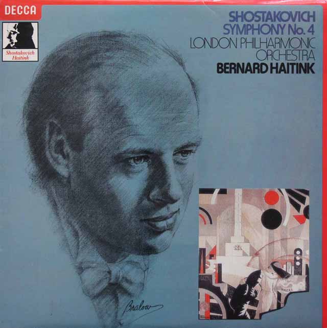 【オリジナル盤】ハイティンクのショスタコーヴィチ/交響曲第4番　英DECCA　3201　LP レコード