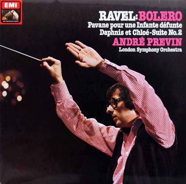 プレヴィンのラヴェル/「ボレロ」ほか　独EMI　3712　LP レコード