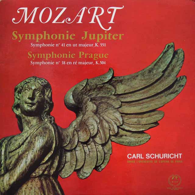 シューリヒトのモーツァルト/交響曲第41番「ジュピター」&第38番「プラハ」　仏Guild du Disque　3201　LP レコード