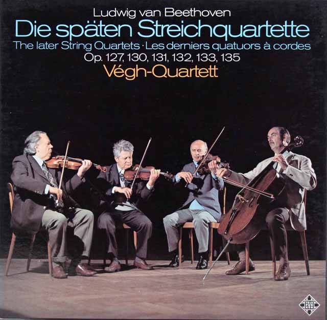 ヴェーグ四重奏団のベートーヴェン/後期弦楽四重奏曲集　独TELEFUNKEN　3201　LP レコード