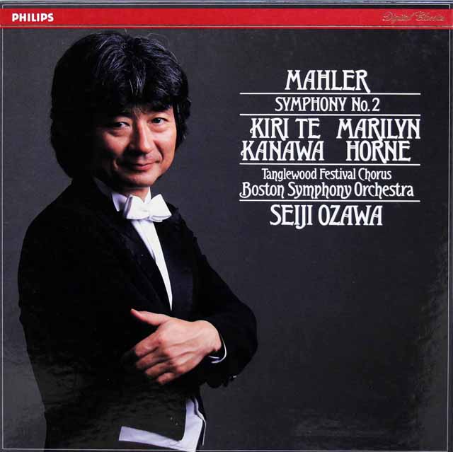 小澤のマーラー/交響曲第2番「復活」　蘭PHILIPS　3201　LP レコード