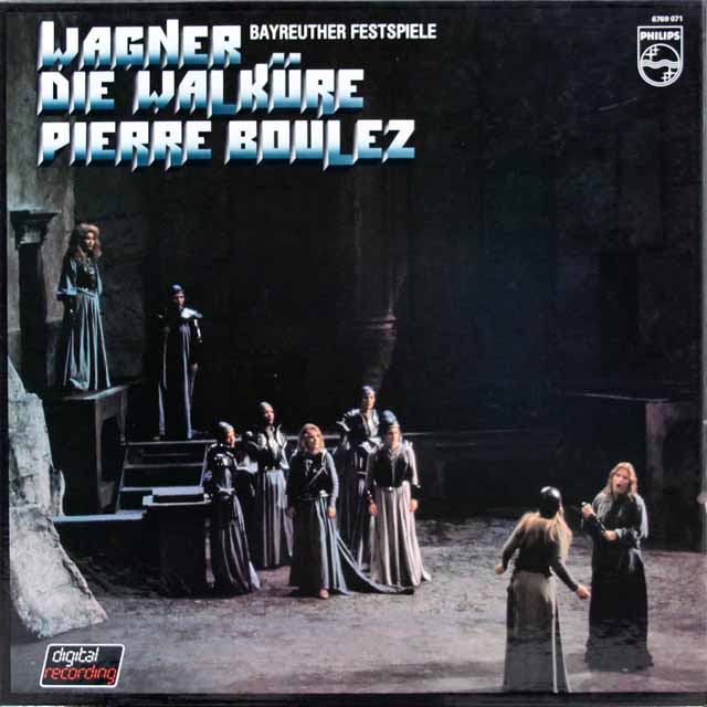 ブーレーズのワーグナー/「ヴァルキューレ」全曲　蘭PHILIPS　3712　LP レコード