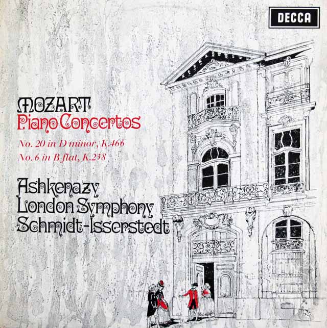【オリジナル盤】　アシュケナージのモーツァルト/ピアノ協奏曲第20&6番　英DECCA　3202　LP レコード
