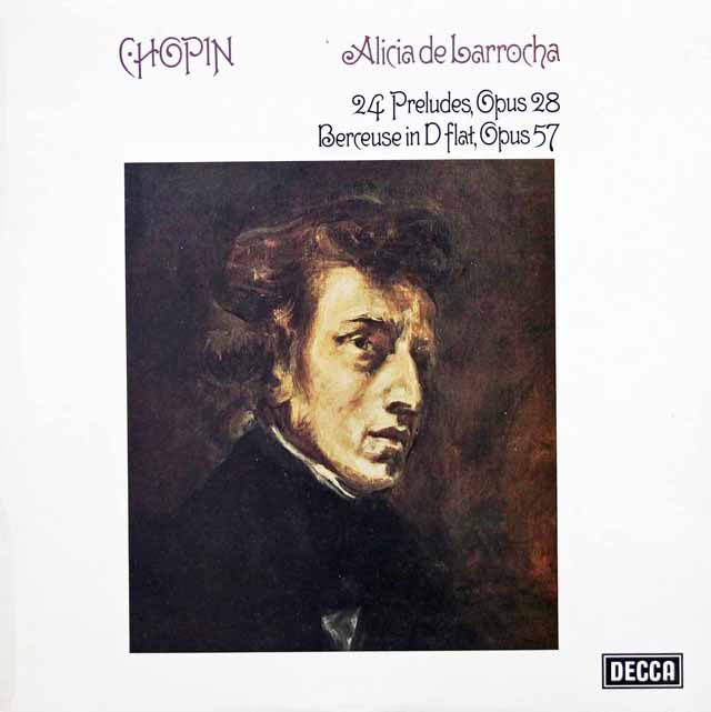 【オリジナル盤】　ラローチャのショパン/24の前奏曲　英DECCA  3202  LP レコード