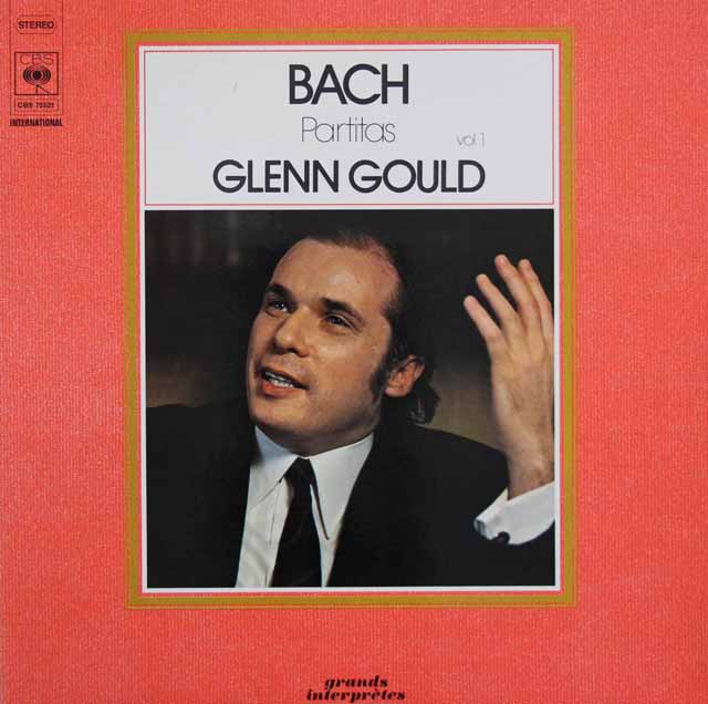 【2枚セット】　グールドのバッハ/パルティータ集　Vol.1、2　仏CBS　3202　LP レコード