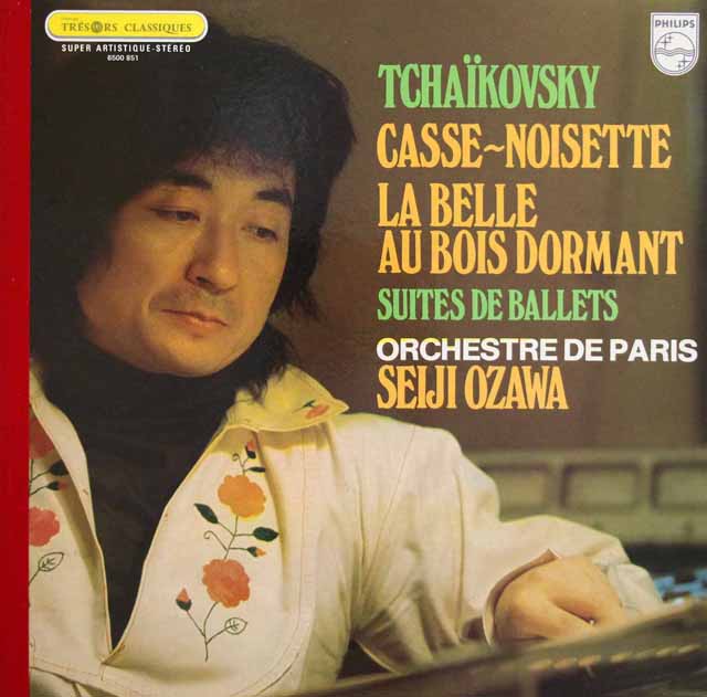 小澤のチャイコフスキー/「くるみ割り人形」&「眠れる森の美女」組曲　蘭PHILIPS　3202　LP レコード