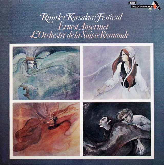 アンセルメの「リムスキー=コルサコフ・フェスティバル」　英DECCA (Ace of Diamonds)　3202　LP レコード