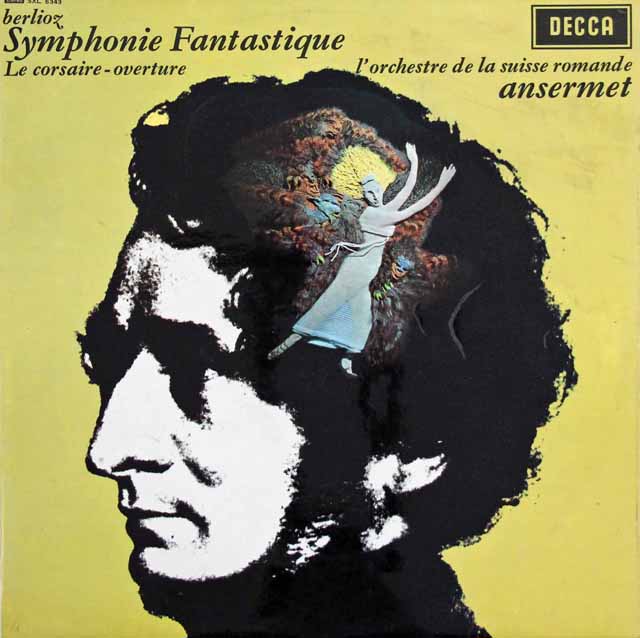 【テストプレス】　アンセルメのベルリオーズ/幻想交響曲　英DECCA　3598　LP レコード