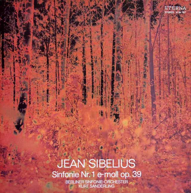 【オリジナル盤】　ザンデルリンクのシベリウス/交響曲全集　独ETERNA　3203　LP レコード