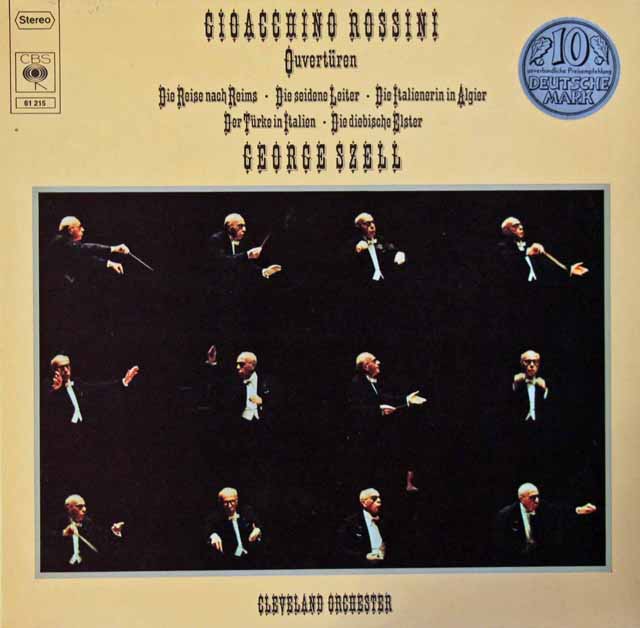 セルのロッシーニ/序曲集　独CBS　3506　LP レコード