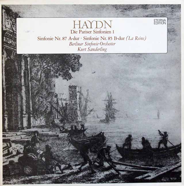 ザンデルリンクのハイドン/交響曲「王妃」ほか　独ETERNA　3506　LP　レコード