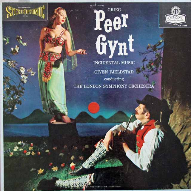 フィエルスタートのグリーグ/「ペール・ギュント」の音楽 　英（LONDON）DECCA　3204　LP レコード