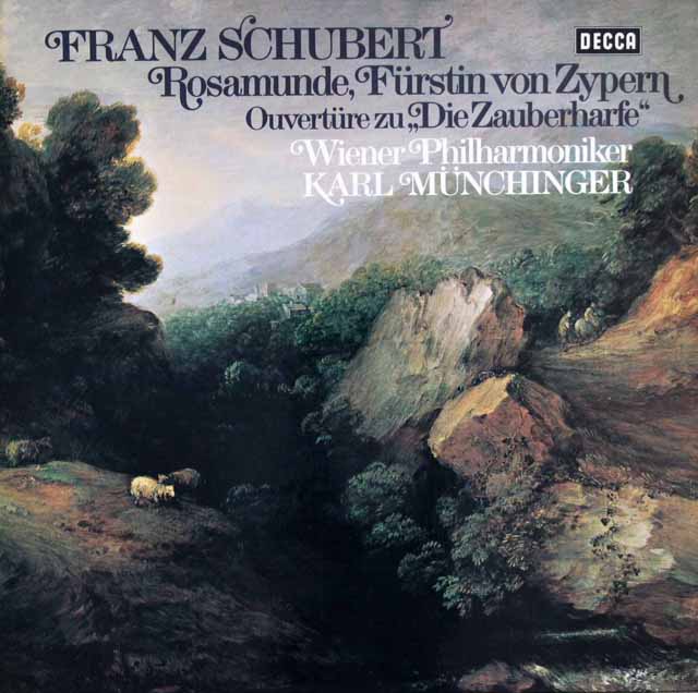 ミュンヒンガーのシューベルト/「ロザムンデ」全曲 　独DECCA　3204　LP レコード