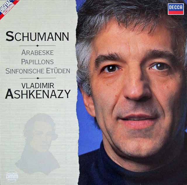 アシュケナージのシューマン/アラベスクほか　独DECCA　3507　LP レコード
