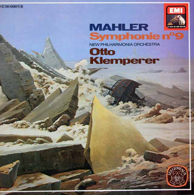 クレンペラーのマーラー/交響曲第9番　仏EMI　3205　LP レコード