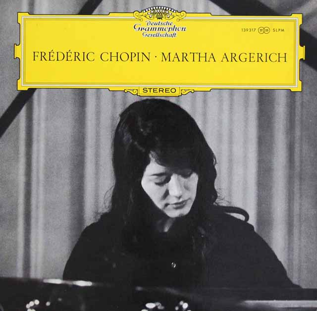 【オリジナル盤】　アルゲリッチのショパン/ピアノソナタ第3番ほか　独DGG　3207　LP レコード