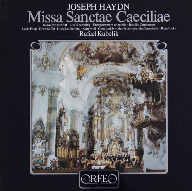 クーベリックのハイドン/ミサ第3番「聖チェチーリア・ミサ」　独ORFEO　3721　LP レコード