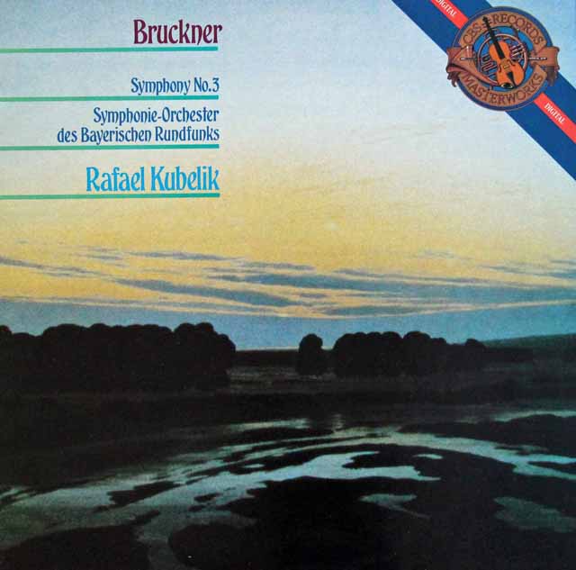 クーベリックのブルックナー/交響曲第3番　蘭CBS　3721　LP レコード