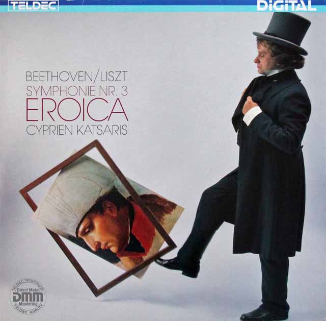 カツァリスのベートーヴェン（リスト編）/交響曲第3番「英雄」　独TELDEC　3597　LP レコード