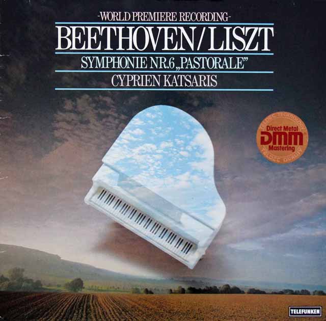 カツァリスのベートーヴェン（リスト編）/交響曲第6番「田園」　独TELDEC　3721　LP レコード
