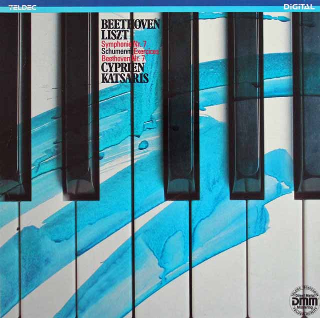 カツァリスのベートーヴェン（リスト編）/交響曲第7番ほか　独TELDEC　3721　LP レコード