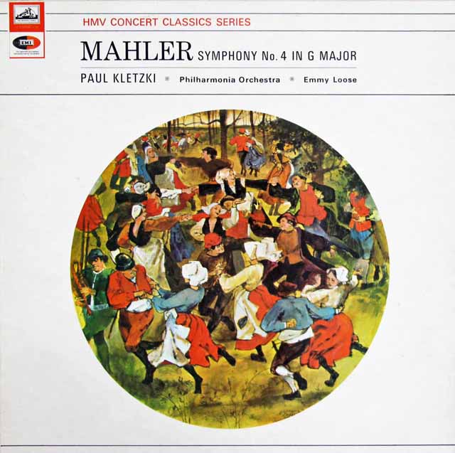 クレツキのマーラー/交響曲第4番　英EMI　3597　LP レコード