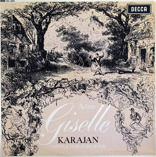 【オリジナル盤】カラヤンのアダン/「ジゼル」　英DECCA　3208　LP レコード