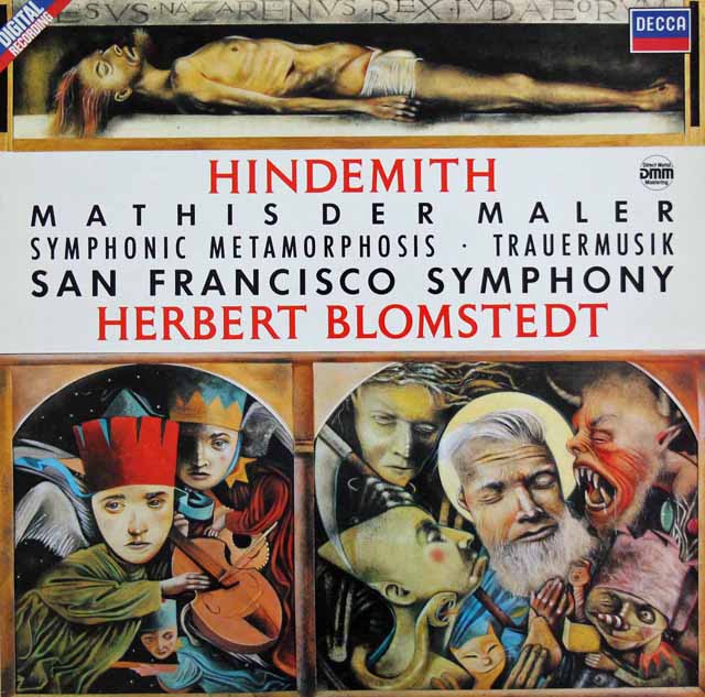 ブロムシュテットのヒンデミット/「画家マティス」ほか　独DECCA　3509　LP レコード