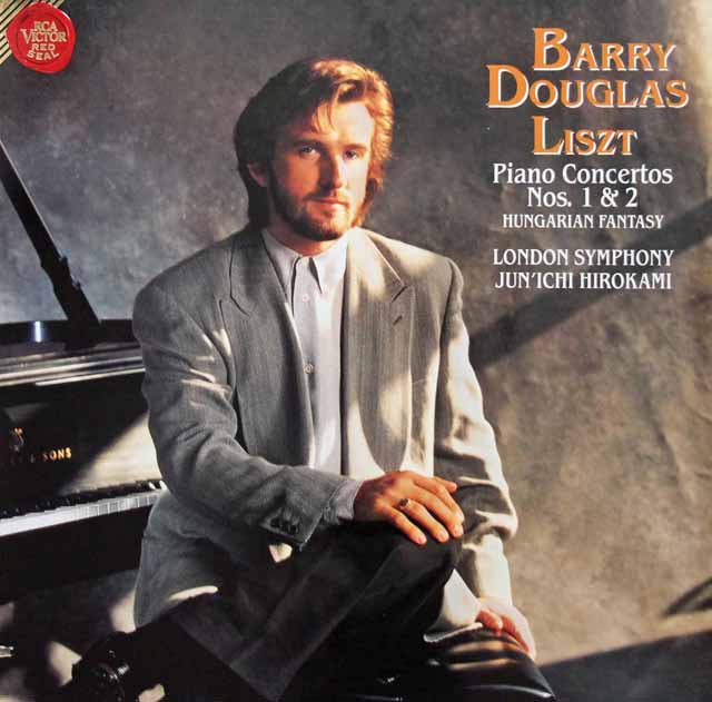 ダグラス&広上のリスト/ピアノ協奏曲第1＆2番ほか　独RCA　3208　LP レコード