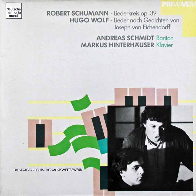 A.シュミットのシューマン/「リーダークライス」ほか　独HM　3509　LP レコード